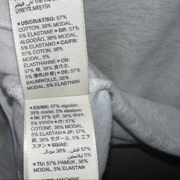 NWT Goodthreads Roll Sleeve Sweatshirt Dress Light Grey Womens Size Small S - Picture 10 of 12